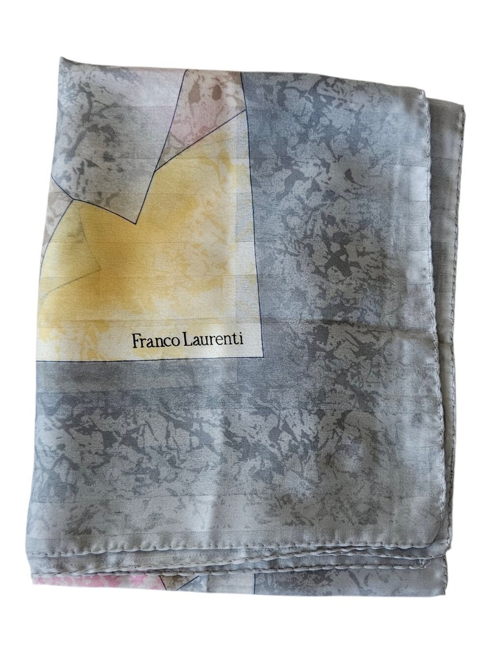 Franco Laurenti Stain Glass Scarf Vintage 80's 90's